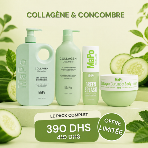 PACK COMPLET COLLAGÈNE & CONCOMBRE