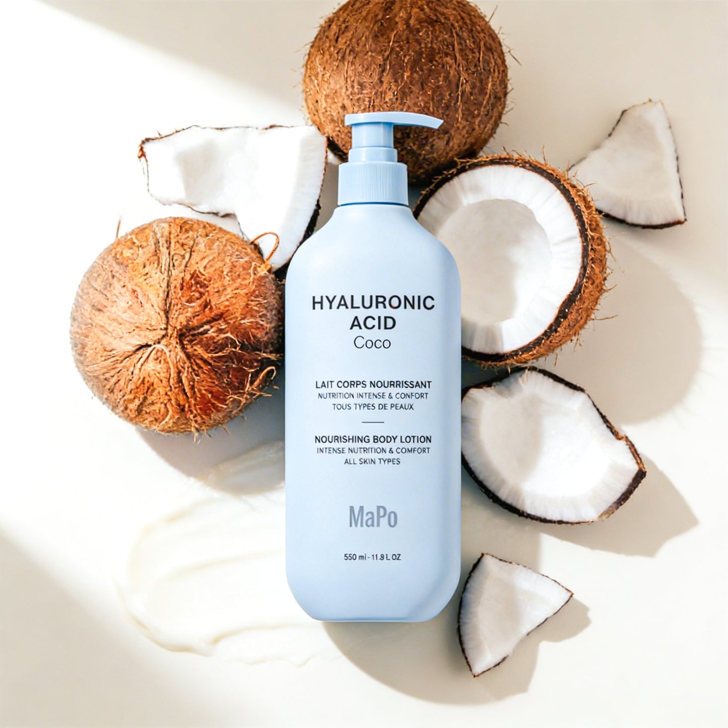 LAIT CORPS NOURISSANT ACIDE HYALURONIQUE & COCO