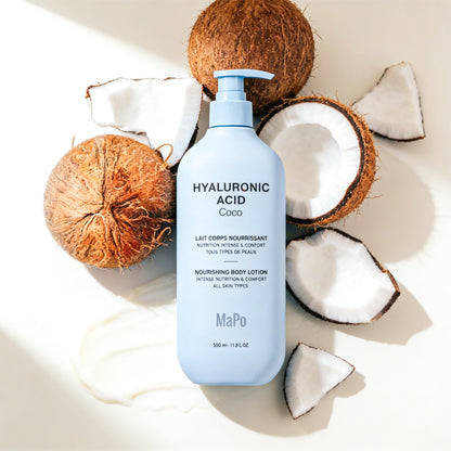 LAIT CORPS NOURISSANT ACIDE HYALURONIQUE & COCO